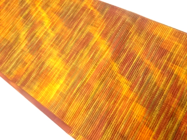 JAPANESE FUKURO OBI / RIBBON-ORI / WOVEN STRIPE